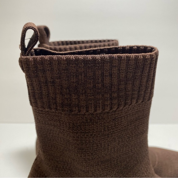 VIVAIA Regina Pro Square-Toe Water-Repellent Amanda Heeled Brown Boots Sz 36.5 - Picture 9 of 16